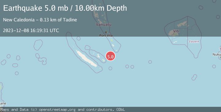 Map of LOYALTY ISLANDS