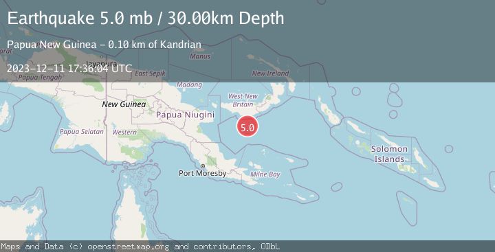 Map of NEW BRITAIN REGION, P.N.G.