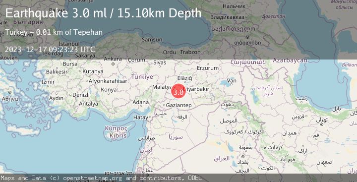 Map of EASTERN TURKEY