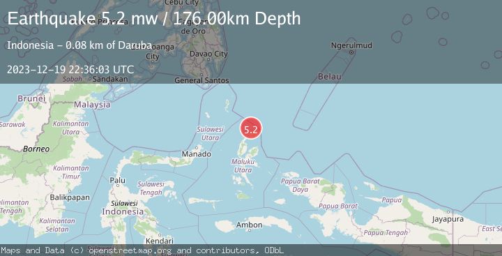Map of HALMAHERA, INDONESIA