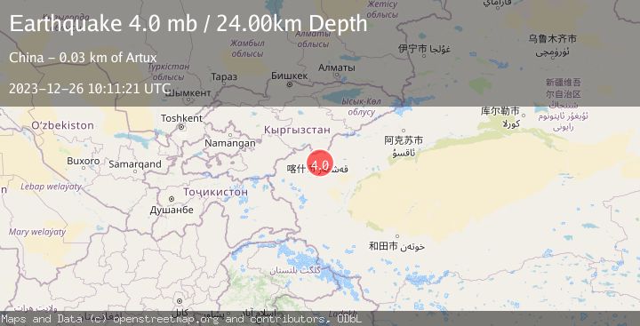 Map of SOUTHERN XINJIANG, CHINA