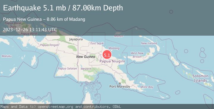 Map of EASTERN NEW GUINEA REG., P.N.G.