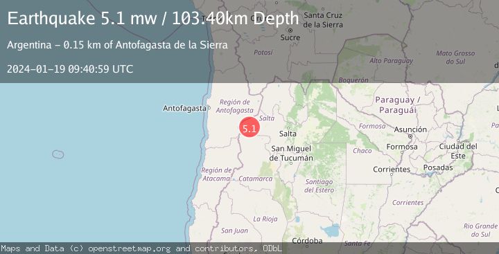 Map of SALTA, ARGENTINA