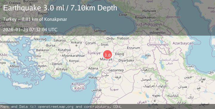 Map of CENTRAL TURKEY