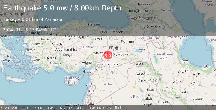 Map of EASTERN TURKEY