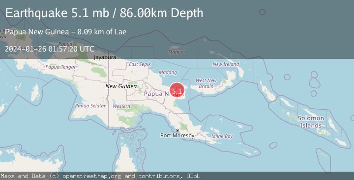 Map of EASTERN NEW GUINEA REG., P.N.G.