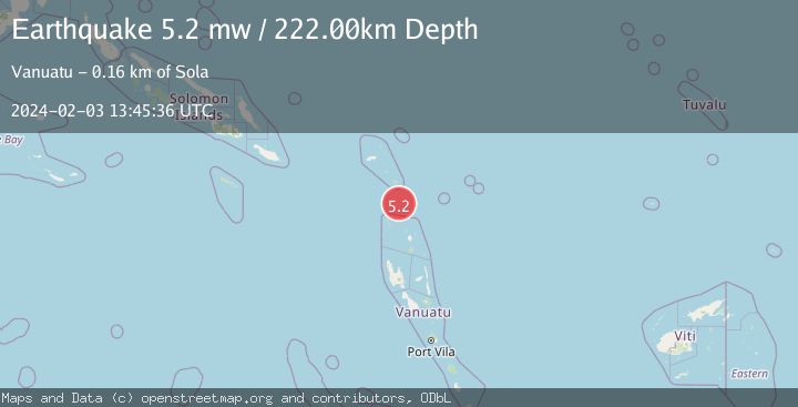 Map of SANTA CRUZ ISLANDS