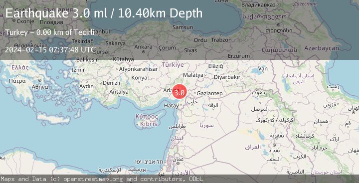 Map of CENTRAL TURKEY