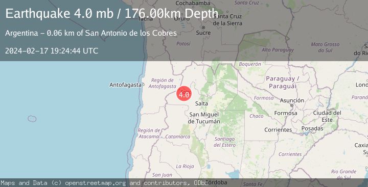 Map of SALTA, ARGENTINA