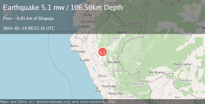 Map of NORTHERN PERU
