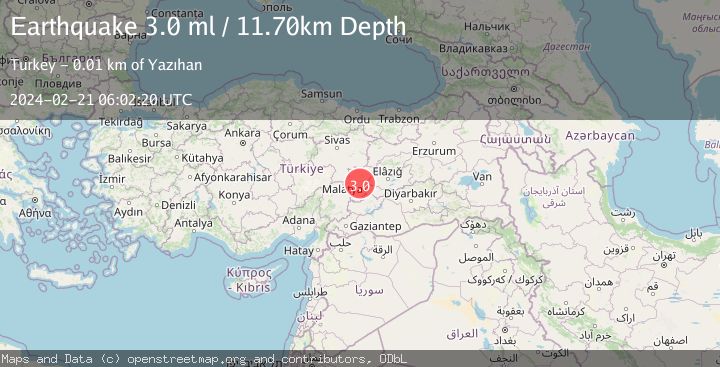 Map of EASTERN TURKEY