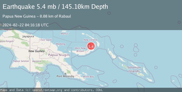 Map of NEW BRITAIN REGION, P.N.G.