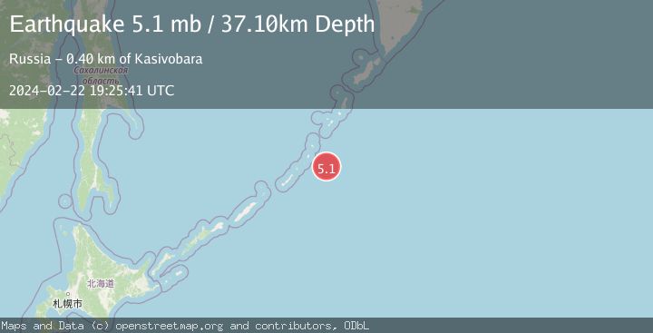 Map of KURIL ISLANDS