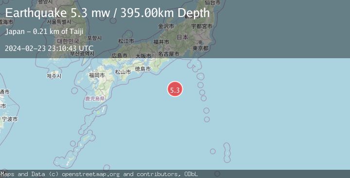 Map of IZU ISLANDS, JAPAN REGION