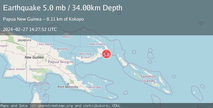 Map of NEW BRITAIN REGION, P.N.G.