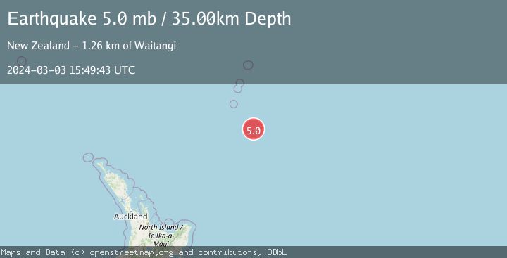 Map of SOUTH OF KERMADEC ISLANDS