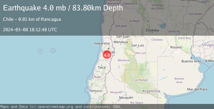 Map of LIBERTADOR O'HIGGINS, CHILE