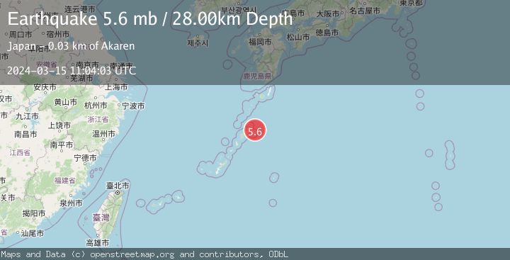 Map of RYUKYU ISLANDS, JAPAN