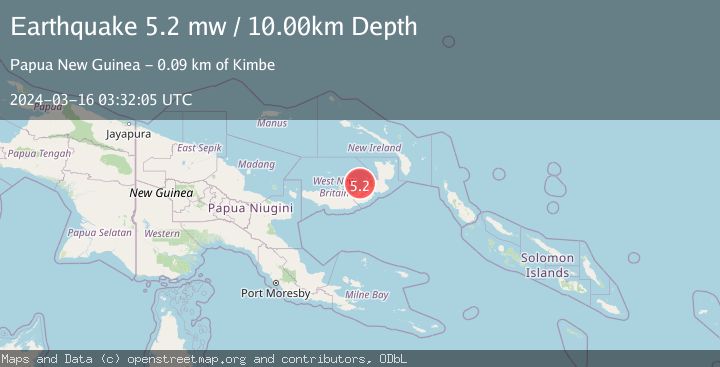 Map of NEW BRITAIN REGION, P.N.G.