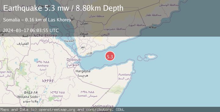 Map of GULF OF ADEN