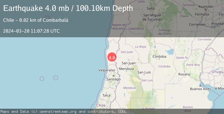 Map of COQUIMBO, CHILE