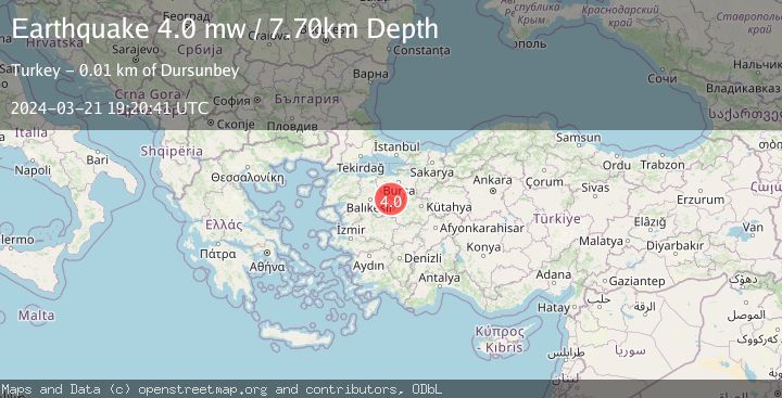 Map of WESTERN TURKEY