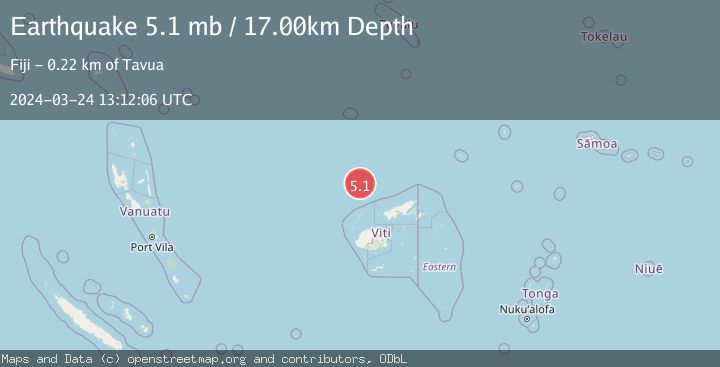 Map of FIJI
