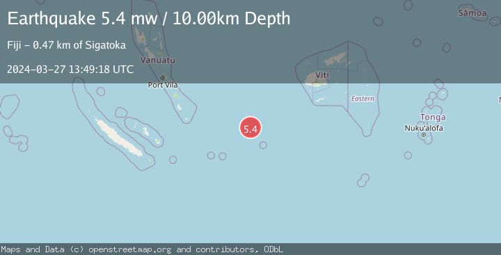 Map of VANUATU REGION