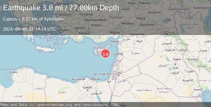 Map of CYPRUS REGION