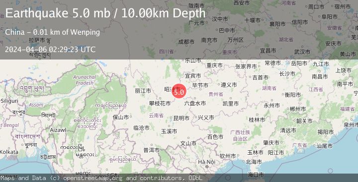 Map of SICHUAN-YUNNAN-GUIZHOU RG, CHINA