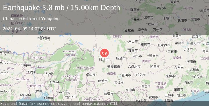 Map of WESTERN SICHUAN, CHINA