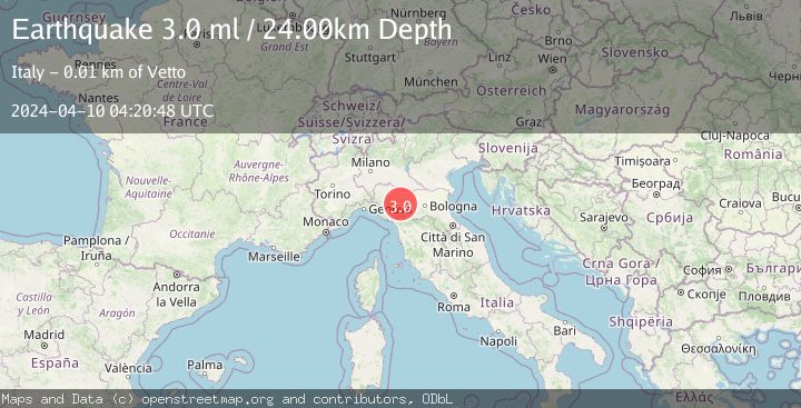 Map of NORTHERN ITALY