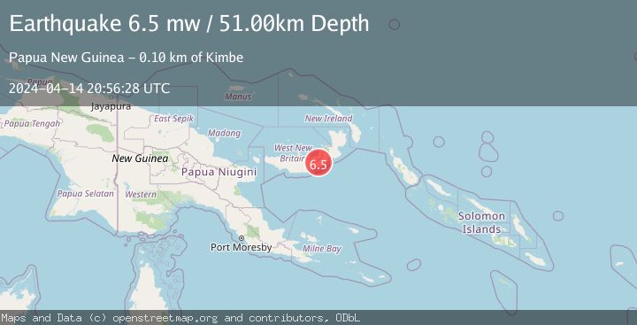Map of NEW BRITAIN REGION, P.N.G.