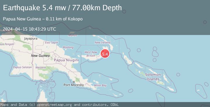 Map of NEW BRITAIN REGION, P.N.G.