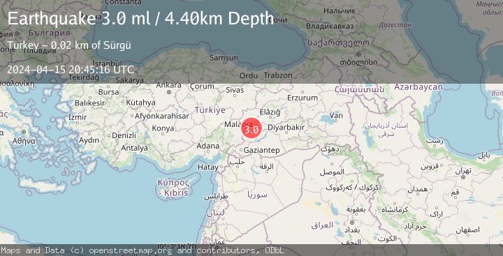 Map of EASTERN TURKEY
