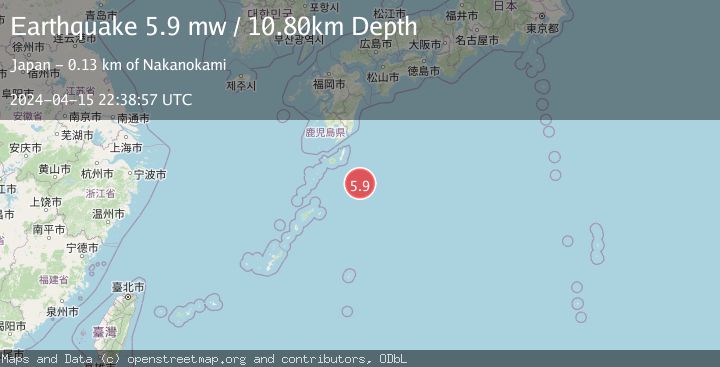 Map of SOUTHEAST OF RYUKYU ISLANDS