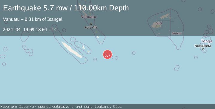 Map of SOUTHEAST OF LOYALTY ISLANDS