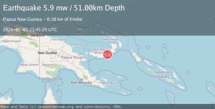 Map of NEW BRITAIN REGION, P.N.G.