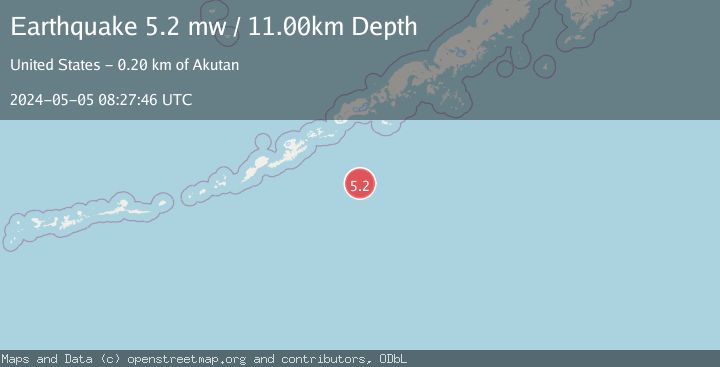 Map of SOUTH OF ALASKA