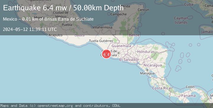 Map of OFFSHORE CHIAPAS, MEXICO