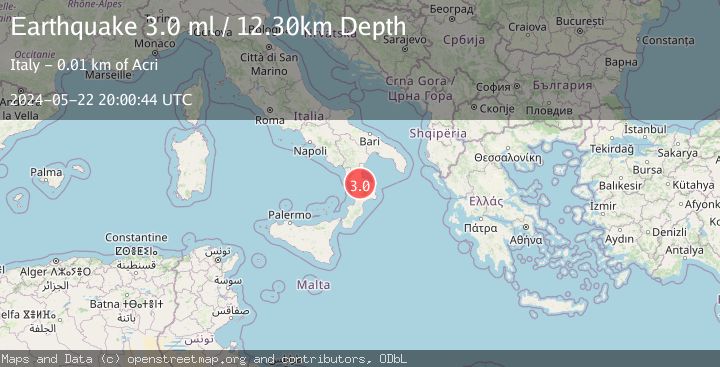 Map of SOUTHERN ITALY