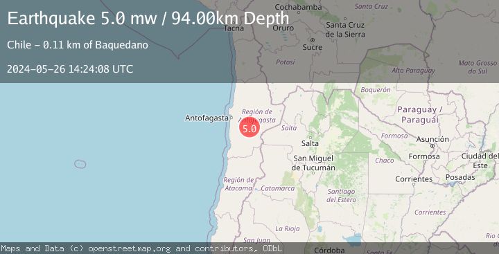 Map of ANTOFAGASTA, CHILE