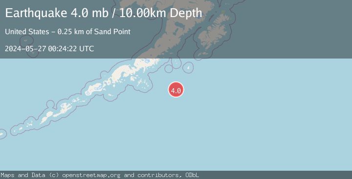 Map of SOUTH OF ALASKA