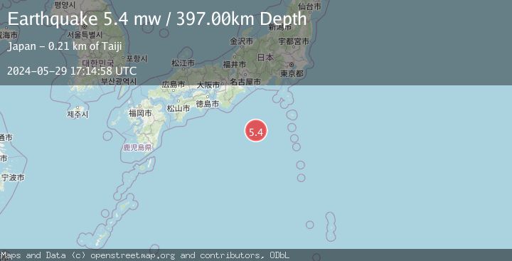 Map of IZU ISLANDS, JAPAN REGION