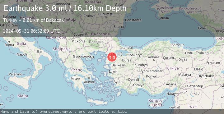 Map of WESTERN TURKEY
