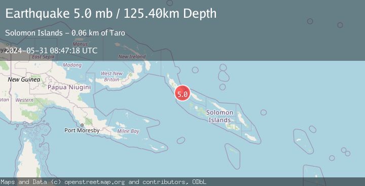 Map of BOUGAINVILLE REGION, P.N.G.