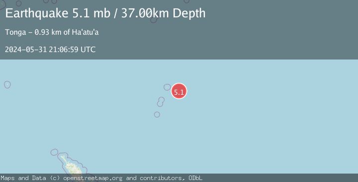 Map of KERMADEC ISLANDS REGION