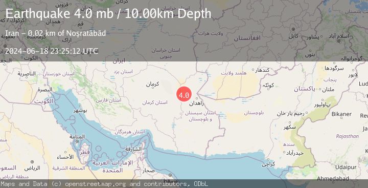Map of SOUTHEASTERN IRAN