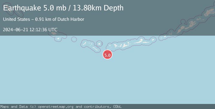 Map of ANDREANOF ISLANDS, ALEUTIAN IS.