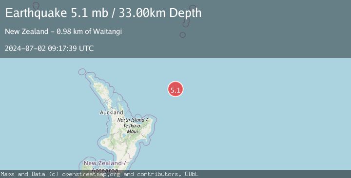 Map of EAST OF NORTH ISLAND, N.Z.